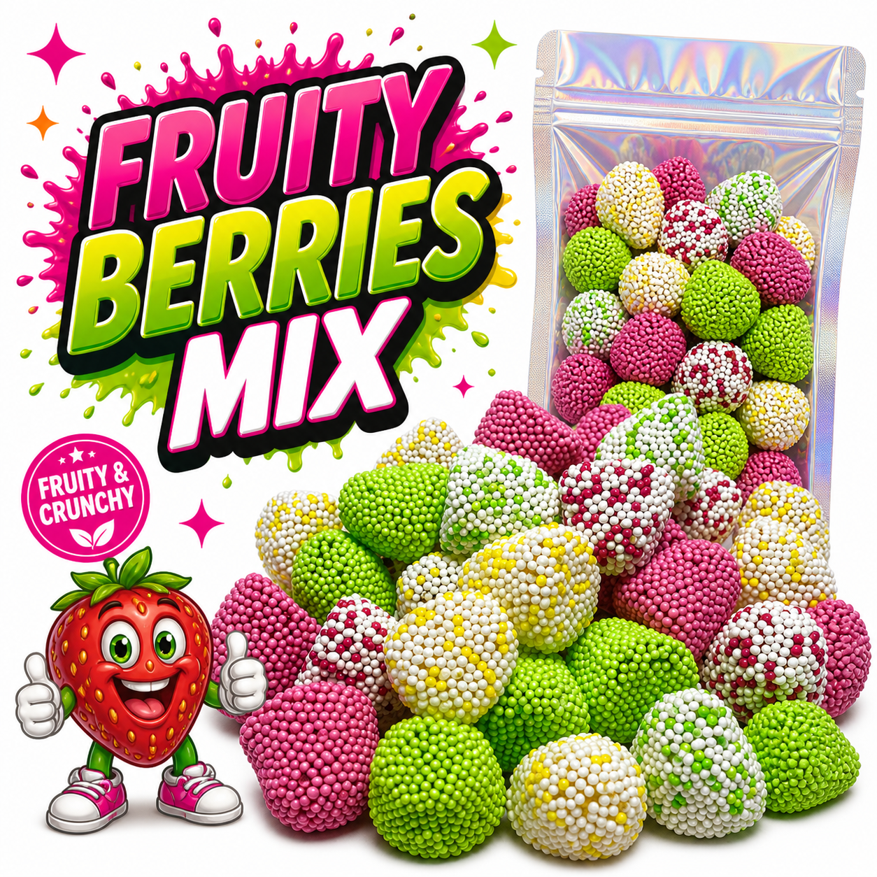 Süßer fruchtiger Beeren Mix