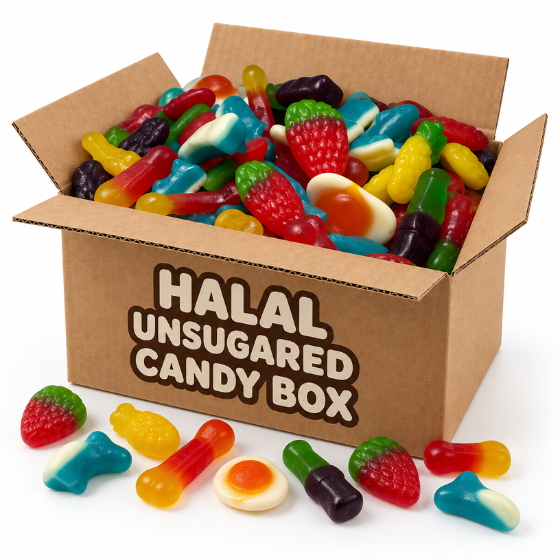 Halal Süßigkeiten Box ungezuckert