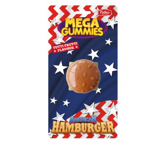 Mega Gummies American Hamburger 120 Gramm