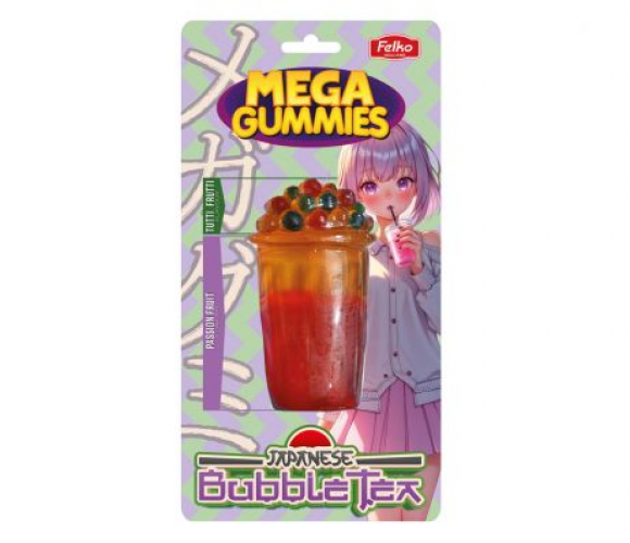 Mega Gummies Japanischer Bubble Tea 120 gr