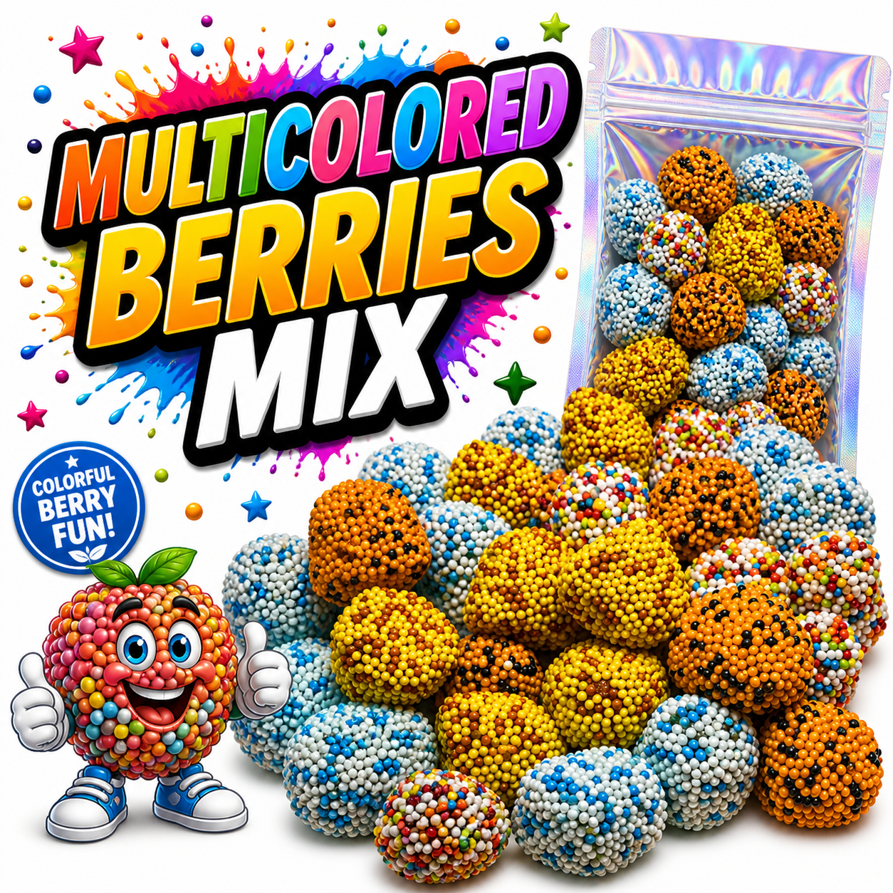 Süßer Crazy-Beeren-Mix