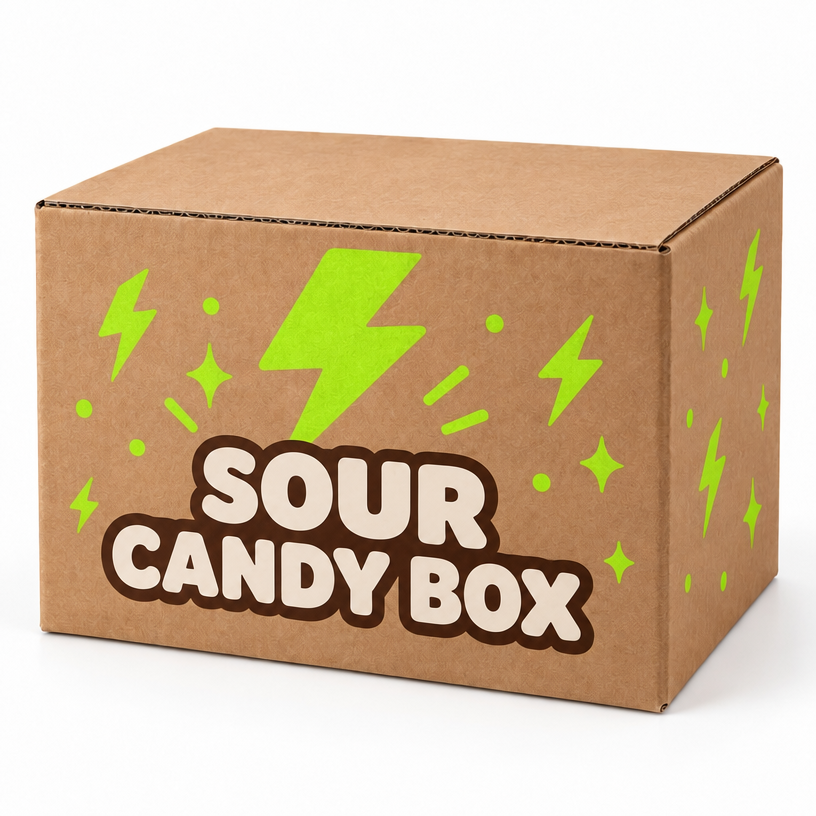 Saure Mystery Süßigkeiten Box