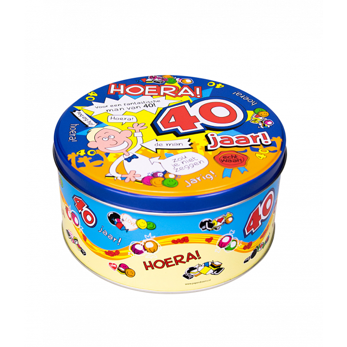 Filled Candy Jar 40 Year Old Man – 500 grams