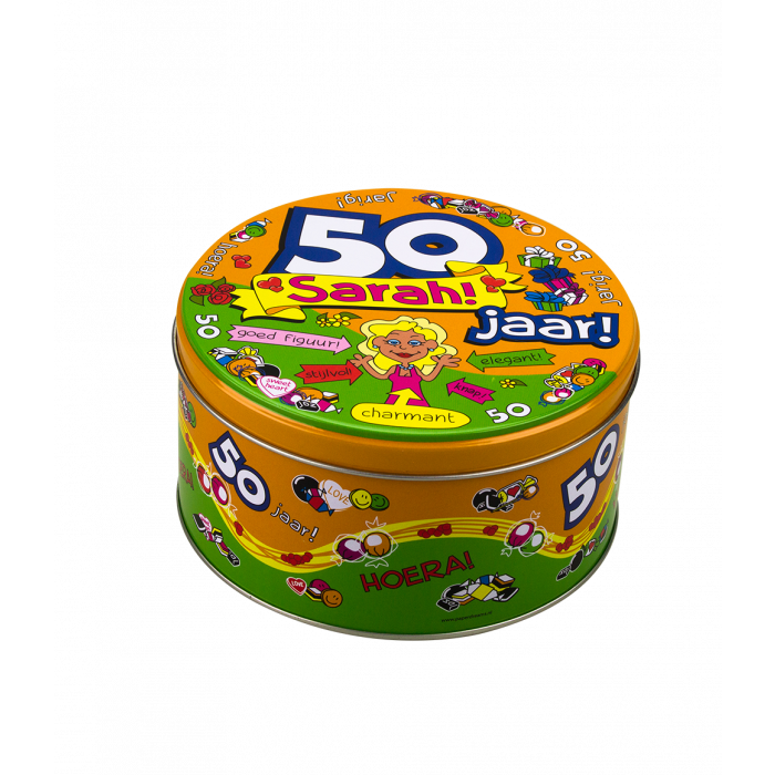 Sarah and 500 Gram Filled Candy Jar