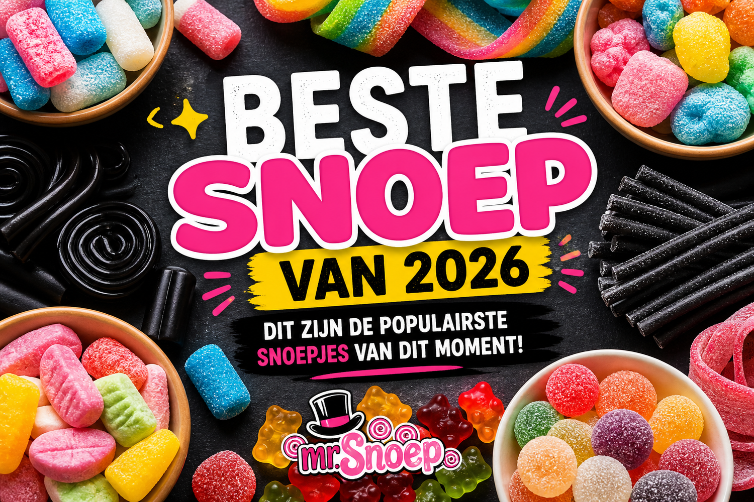 Beste snoep van 2026 – dit zijn de populairste snoepjes van dit moment