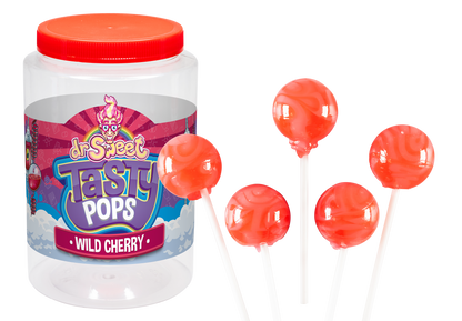 Dr. Sweet Tasty Pop Wild Cherry 70 Stück
