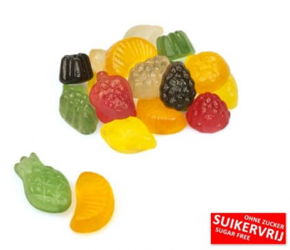 De Bron Fruitgums zoete, zachte maar vooral suikervrije gummies! De Bron Fruitgums Sugarfree zit in een verpakking van 200gr