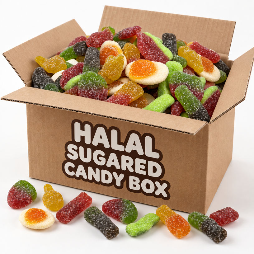 Halal Süßigkeiten Box gezuckert