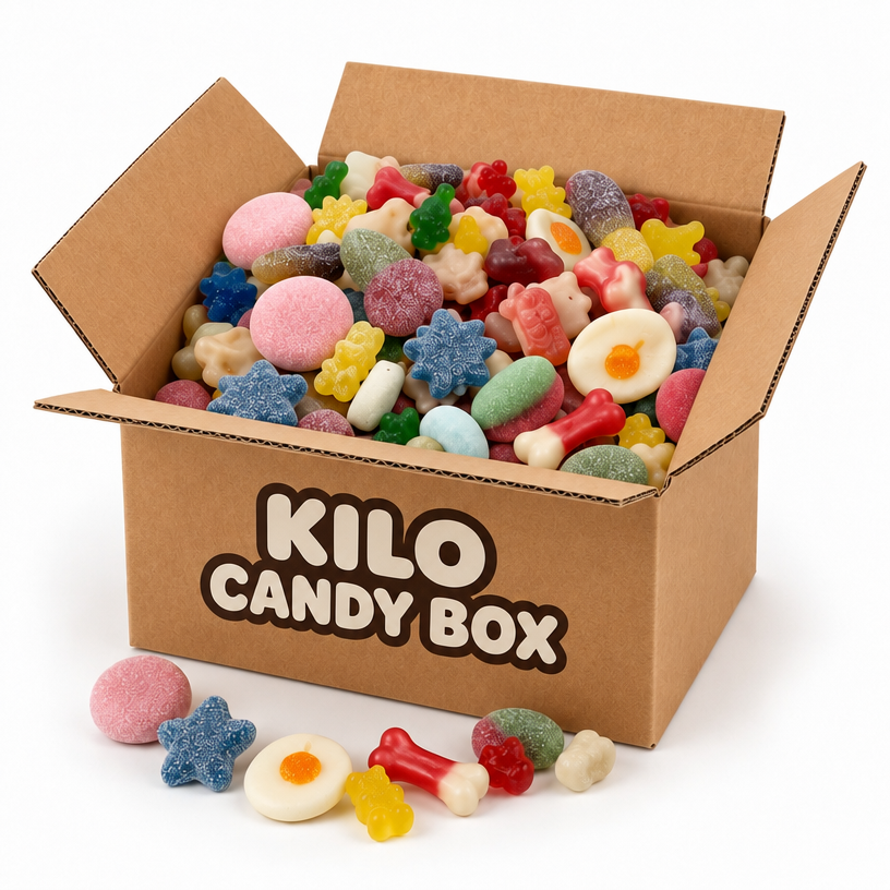 Kiloknaller Süßigkeiten Box
