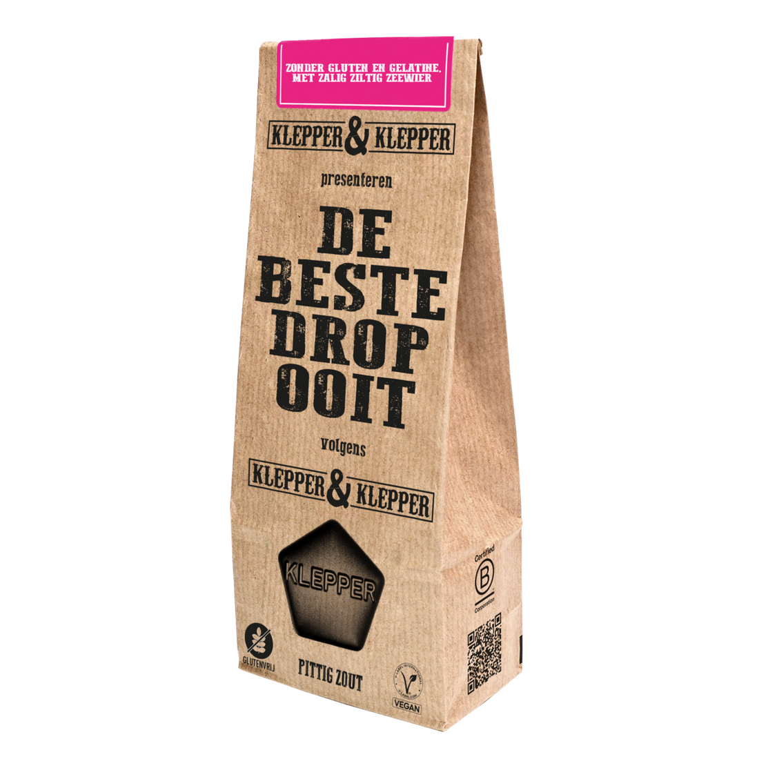 Klepper en Klepper Würzige salzige Lakritz 200 gram