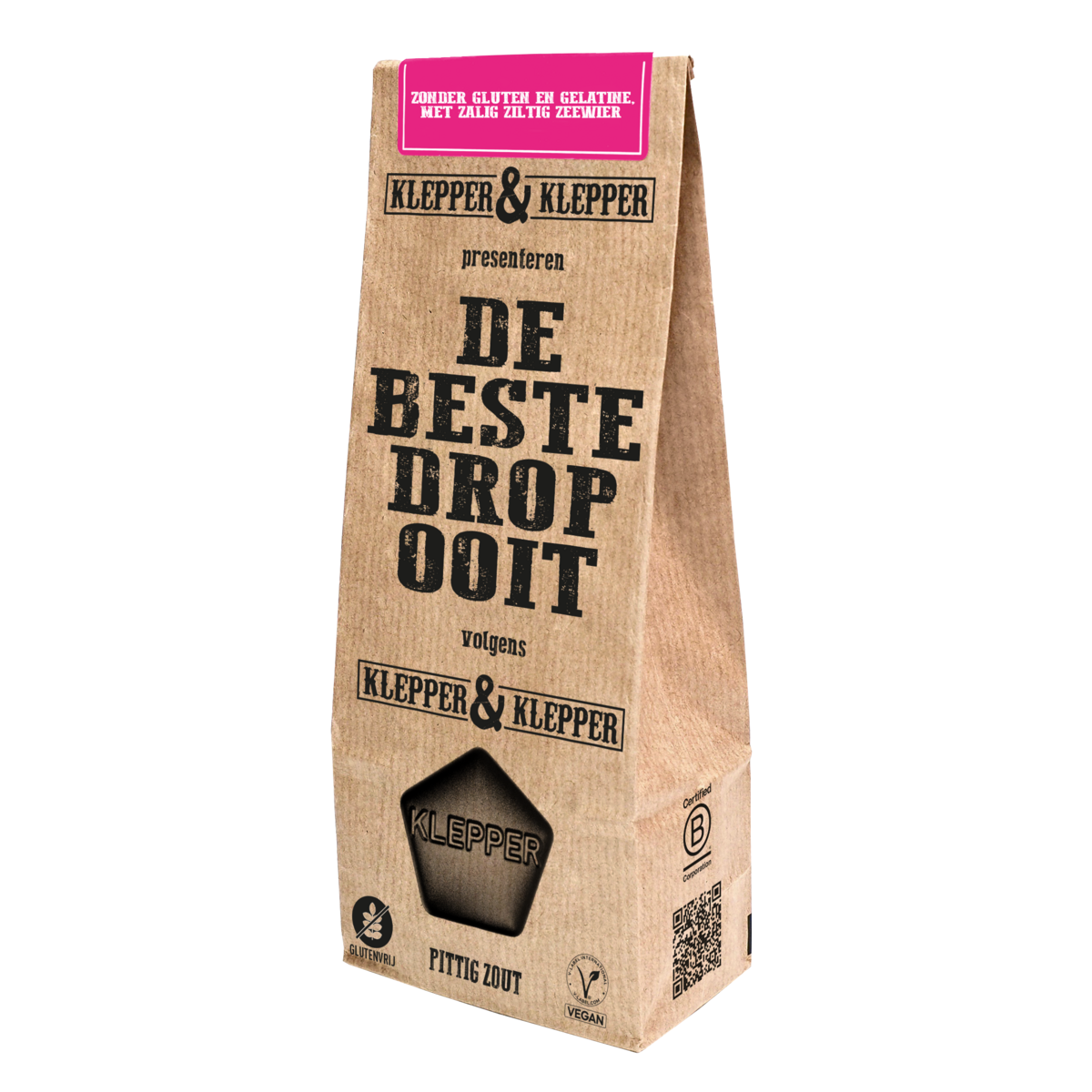 Klepper en Klepper Würzige salzige Lakritz 200 gram