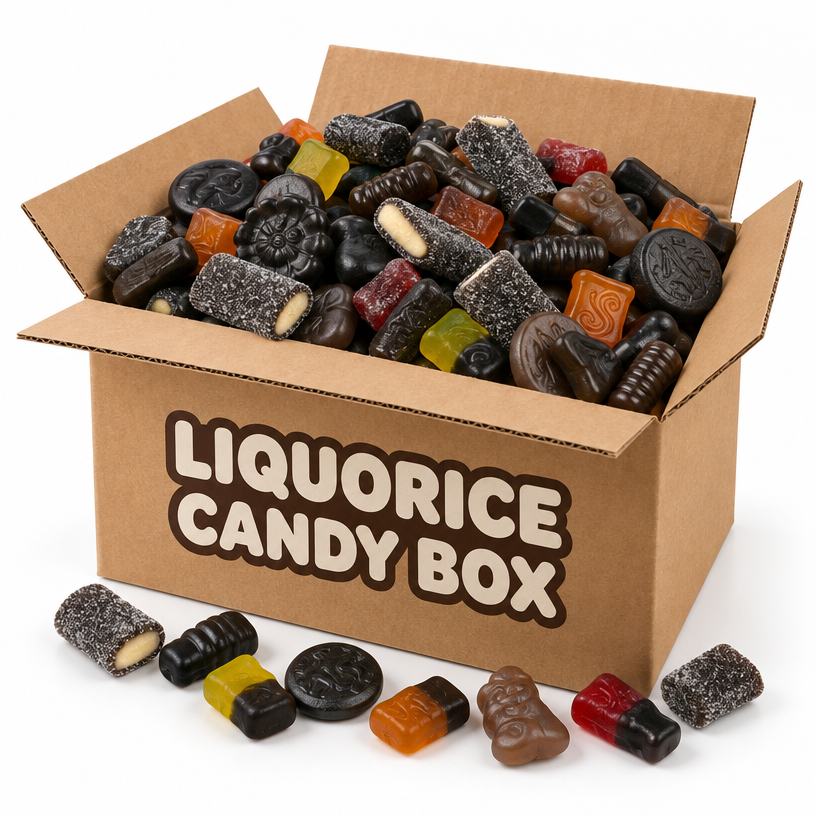 Lakritz Süßigkeiten Box