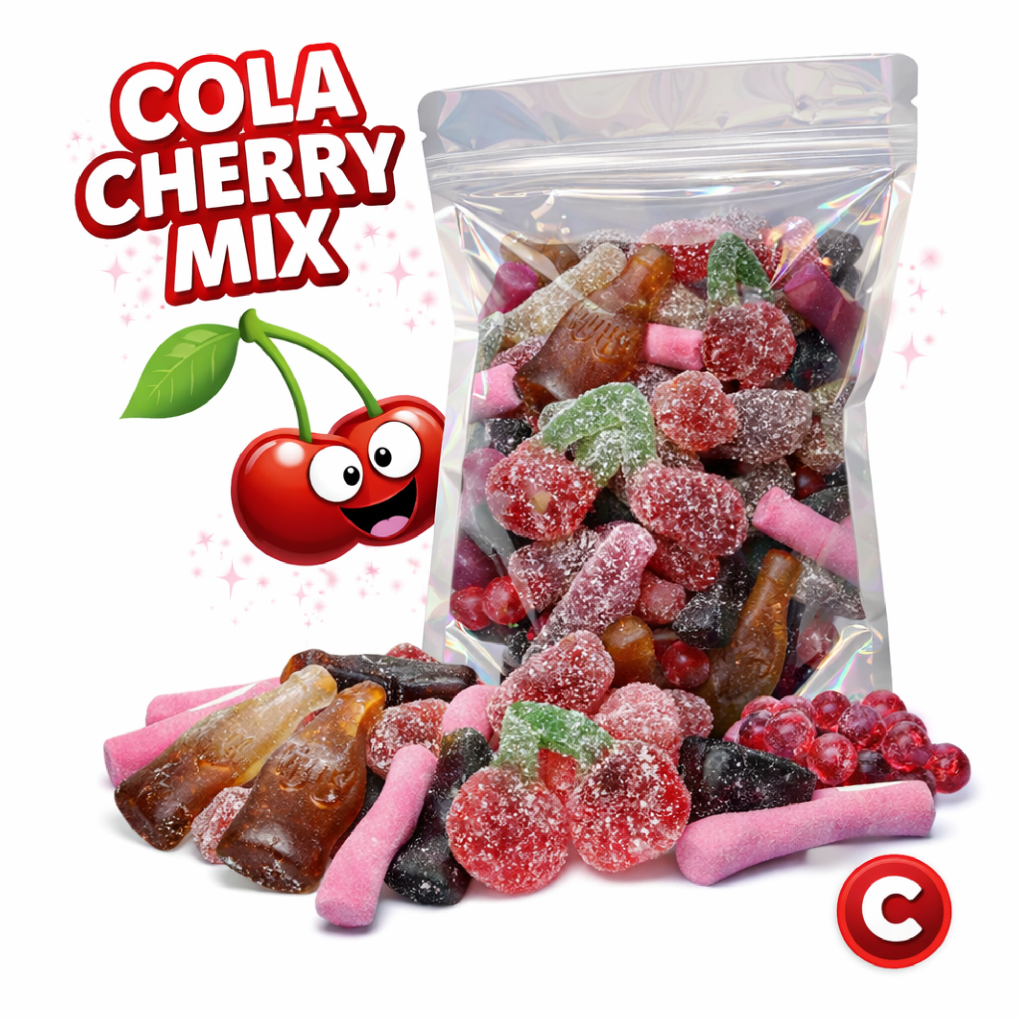 Mr Snoep Cherry Cola Mix 200 Gramm