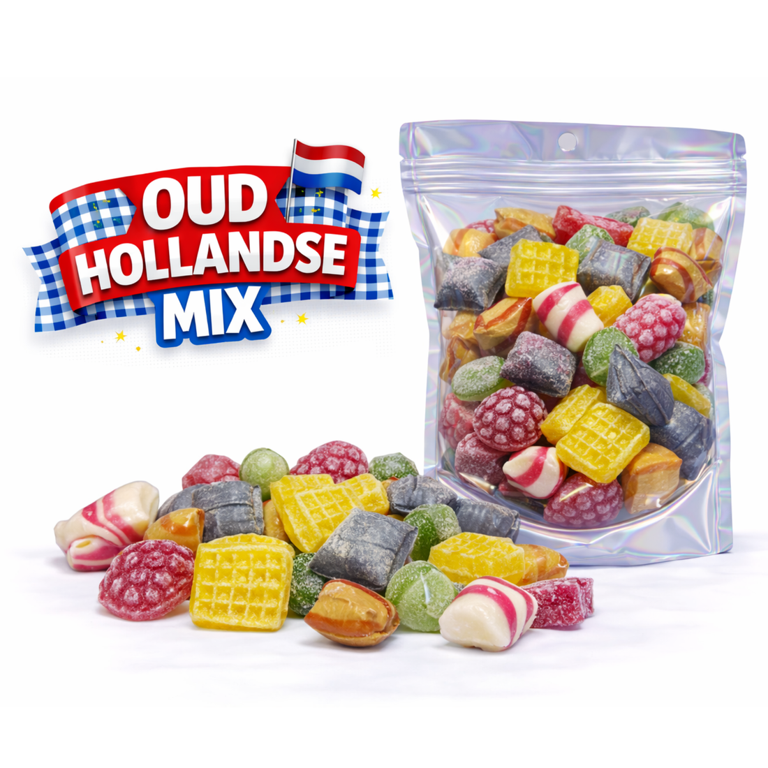 Mr. Snoep Old Dutch Candy Mix 1kg
