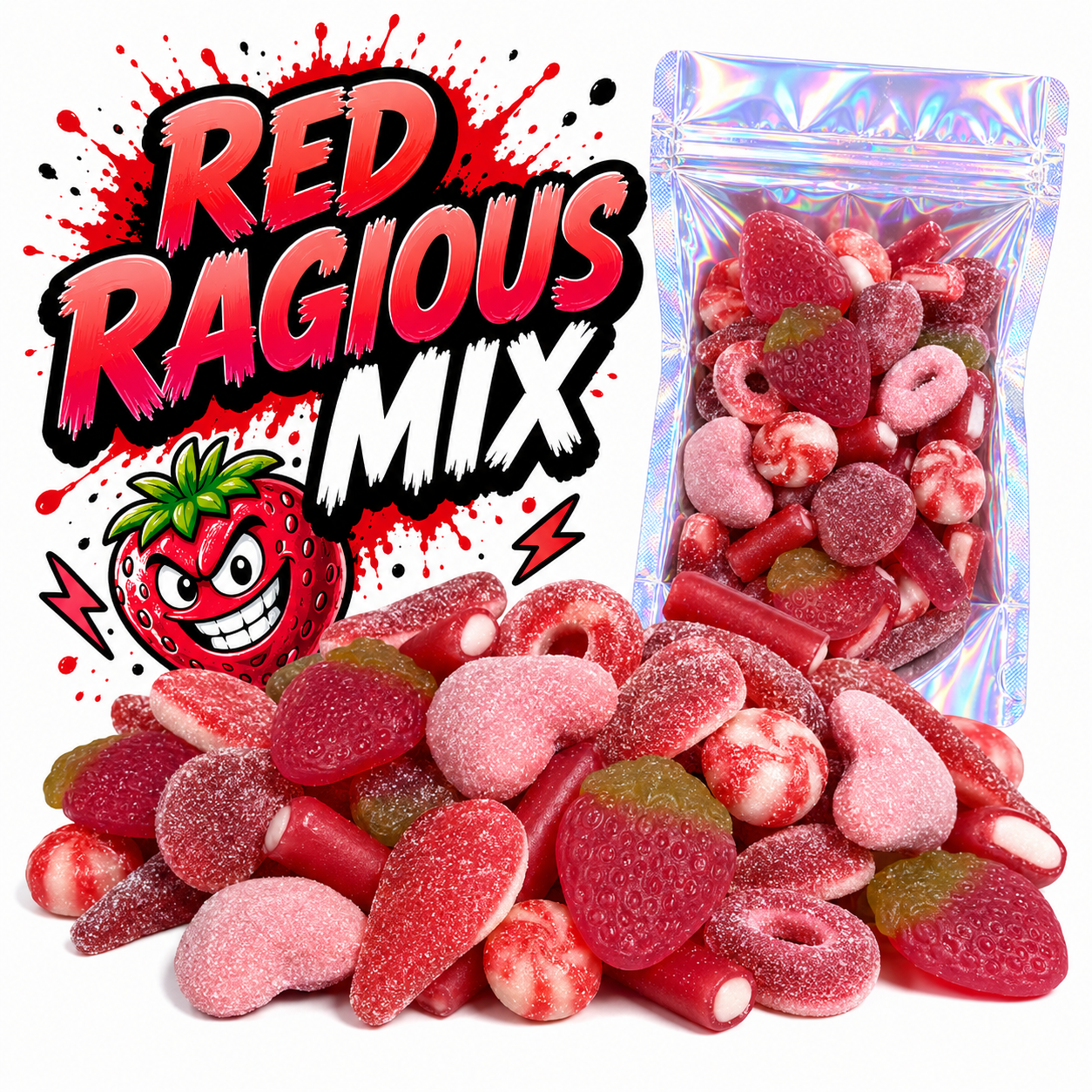 Süßer roter Ragious Mix