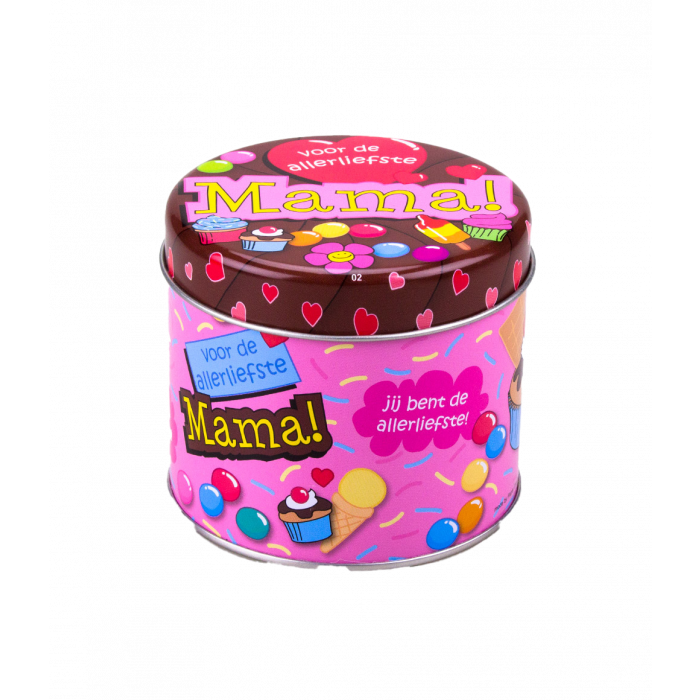 Gefüllte Bonbondosen - Mama und 250 Gramm