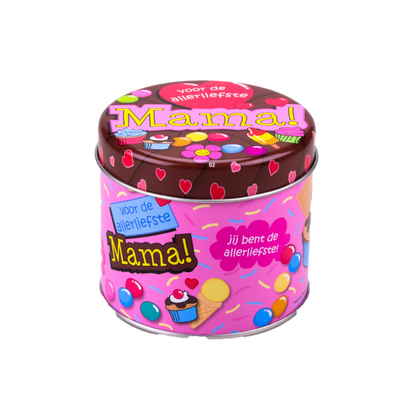 Gefüllte Bonbondosen - Mama und 250 Gramm