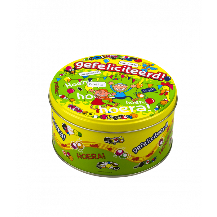 Gefülltes Bonbonglas „Congratulations“ – 500 Gramm