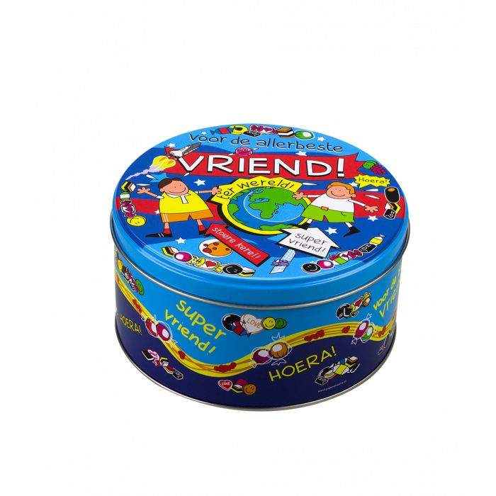 Gefülltes Bonbonglas Friend und 500 Gramm
