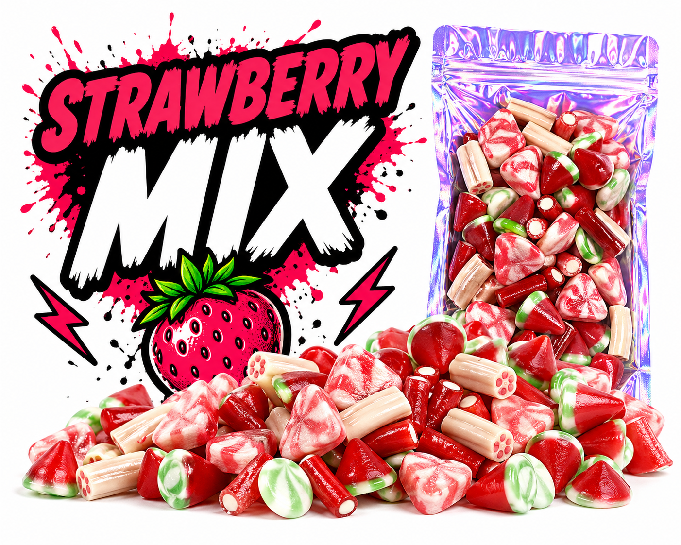 Süßer Erdbeer-Mix