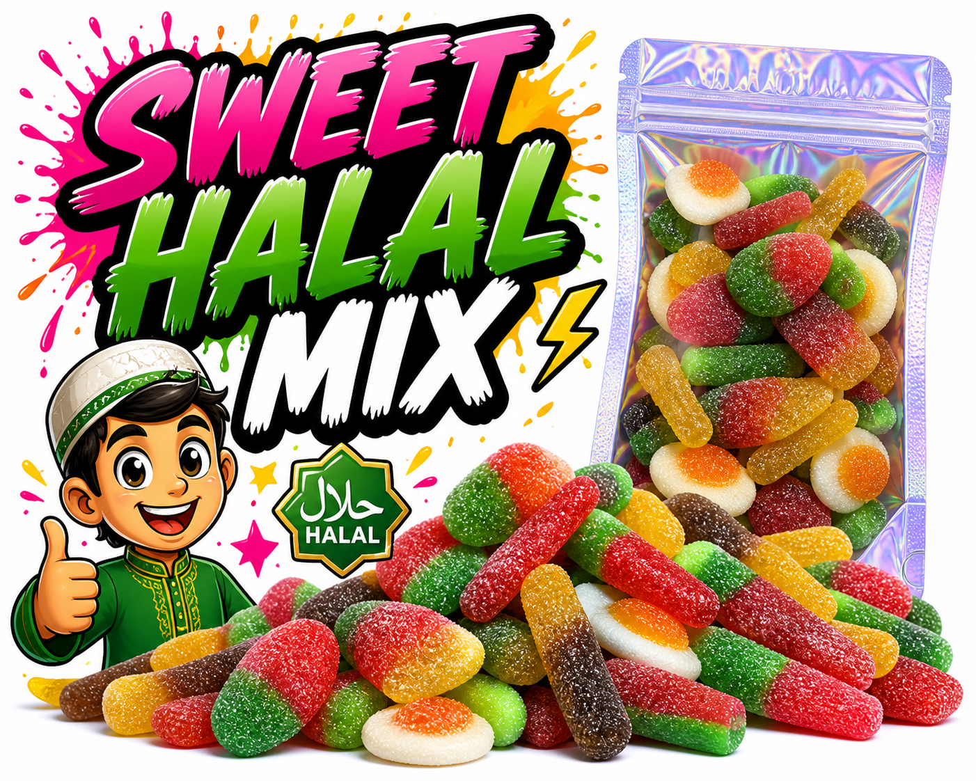 Süßer Halal Mix