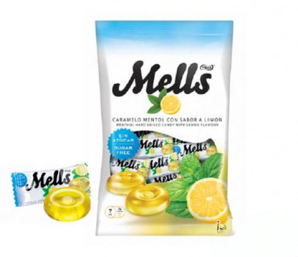 Vidal Lemon &amp;amp; Menthol Sugarfree 200 grams