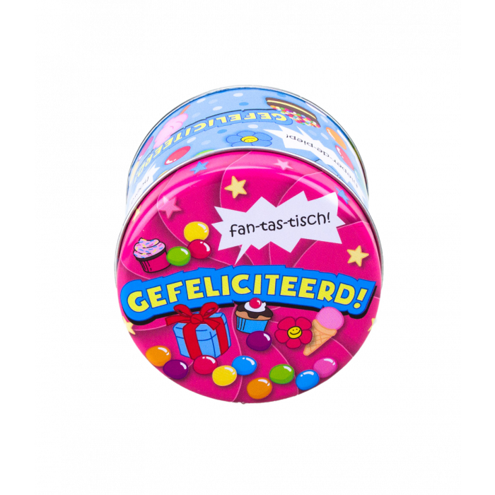 Filled Candy Tins - Congratulations and 250 Grams