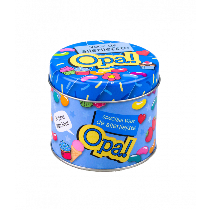 Filled Candy Tins - Grandpa and 250 Gram