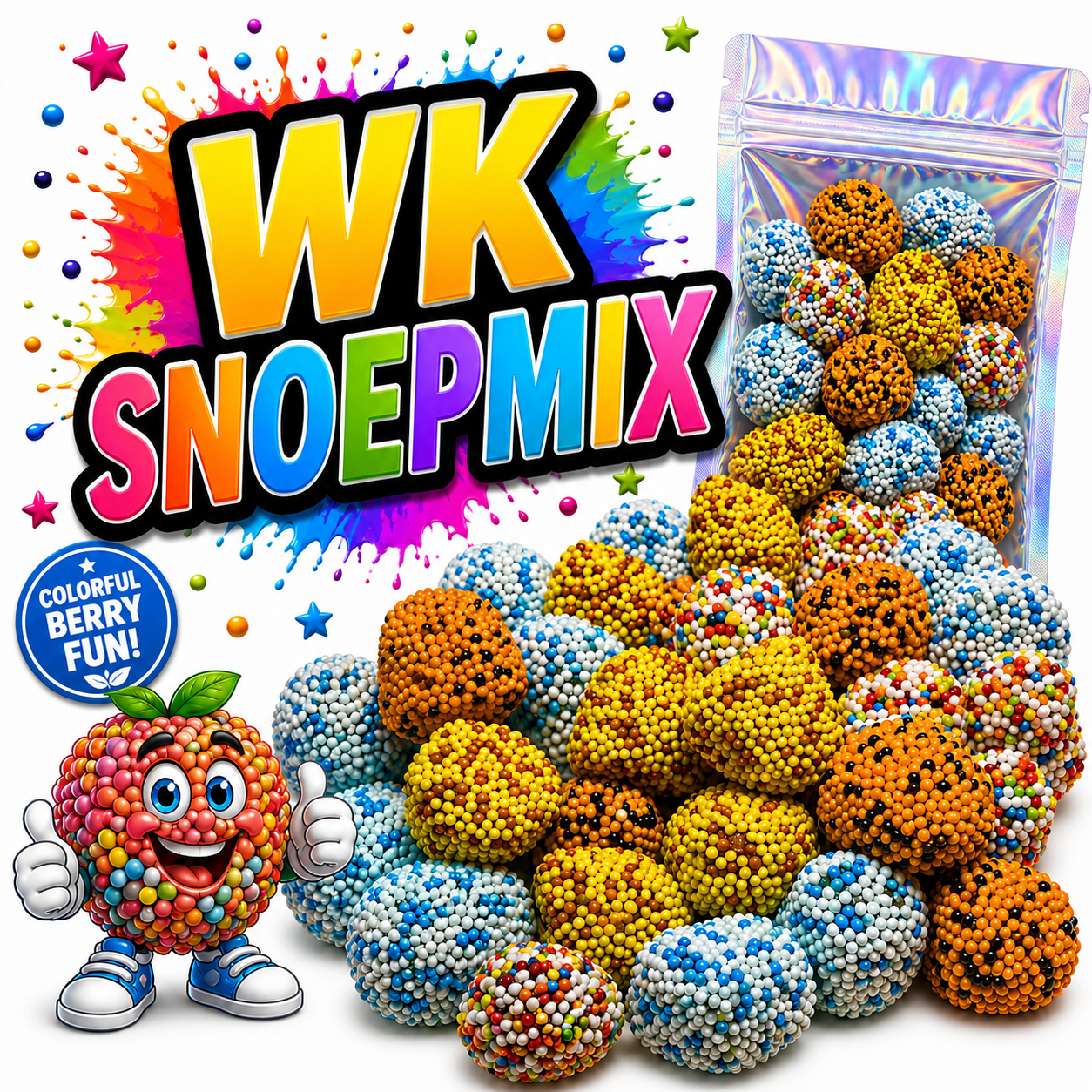 Süßer Crazy-Beeren-Mix